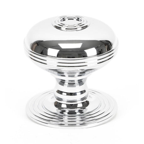 This is an image of From The Anvil - Polished Chrome Prestbury Centre Door Knob available to order from T.H Wiggans Architectural Ironmongery in Kendal, quick delivery and discounted prices.