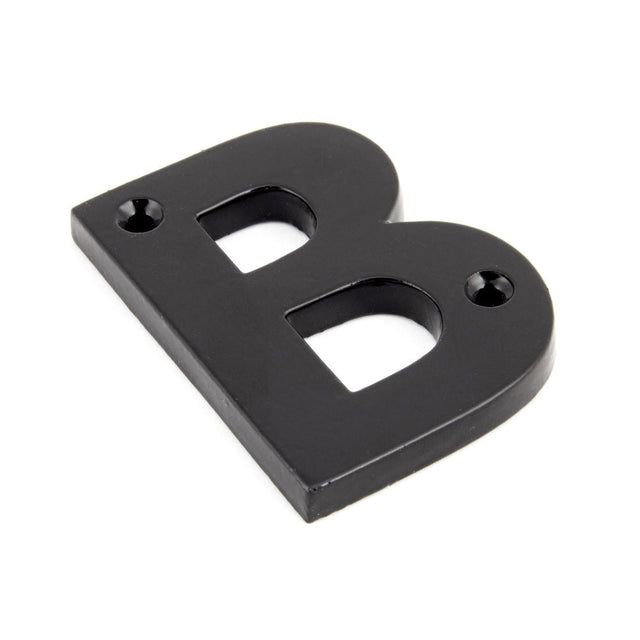 This is an image of From The Anvil - Black Letter B available to order from T.H Wiggans Architectural Ironmongery in Kendal, quick delivery and discounted prices.