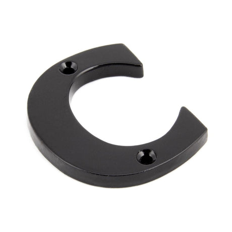 This is an image of From The Anvil - Black Letter C available to order from T.H Wiggans Architectural Ironmongery in Kendal, quick delivery and discounted prices.