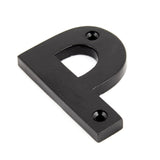 This is an image of From The Anvil - Black Letter P available to order from T.H Wiggans Architectural Ironmongery in Kendal, quick delivery and discounted prices.