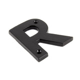 This is an image of From The Anvil - Black Letter R available to order from T.H Wiggans Architectural Ironmongery in Kendal, quick delivery and discounted prices.