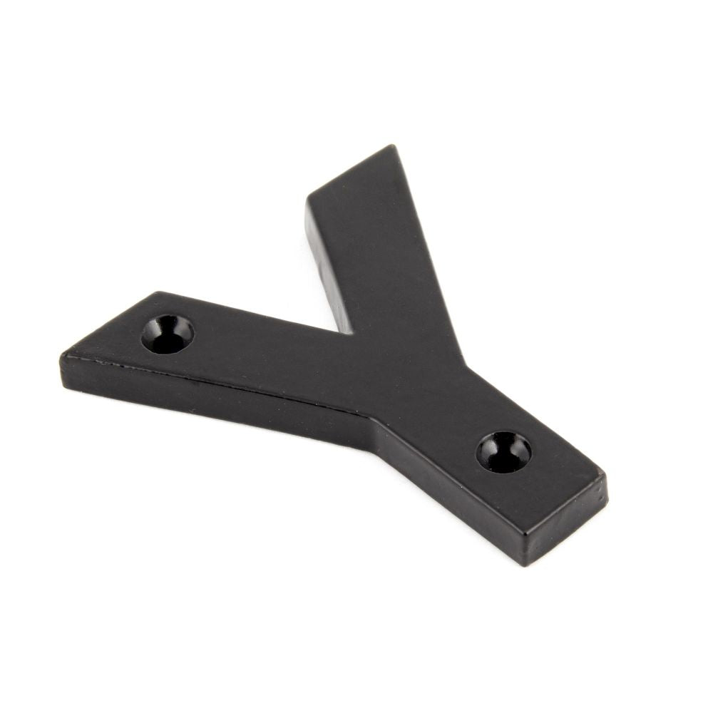 This is an image of From The Anvil - Black Letter Y available to order from T.H Wiggans Architectural Ironmongery in Kendal, quick delivery and discounted prices.