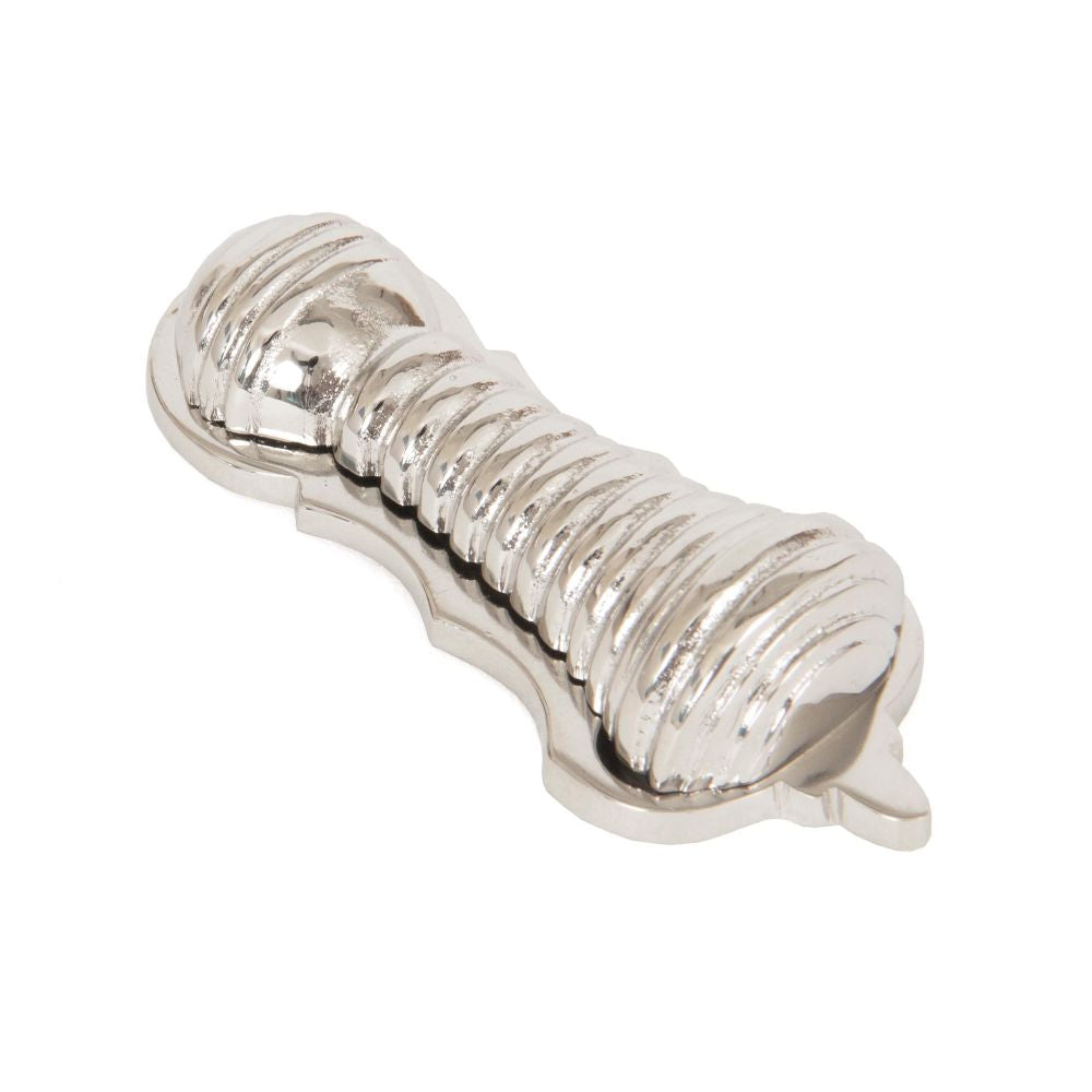 This is an image showing From The Anvil - Polished Nickel Beehive Escutcheon available from trade door handles, quick delivery and discounted prices