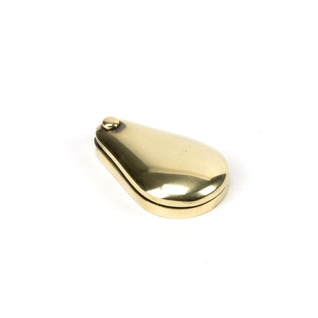 This is an image showing From The Anvil - Aged Brass Plain Escutcheon available from trade door handles, quick delivery and discounted prices