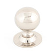 This is an image showing From The Anvil - Polished Nickel Ball Cabinet Knob 31mm available from T.H Wiggans Architectural Ironmongery in Kendal, quick delivery and discounted prices