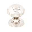 This is an image showing From The Anvil - Polished Nickel Prestbury Cabinet Knob 38mm available from T.H Wiggans Architectural Ironmongery in Kendal, quick delivery and discounted prices