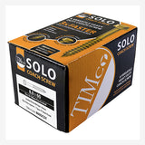 This is an image showing TIMCO Advanced Coach Screws - Hex Flange - Yellow - 8.0 x 50 - 50 Pieces Box available from T.H Wiggans Ironmongery in Kendal, quick delivery at discounted prices.