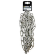 This is an image showing TIMCO Welded Link Chain - Hot Dipped Galvanised - 8 x 52 x 16mm (1.5m) - 1 Each Clip available from T.H Wiggans Ironmongery in Kendal, quick delivery at discounted prices.