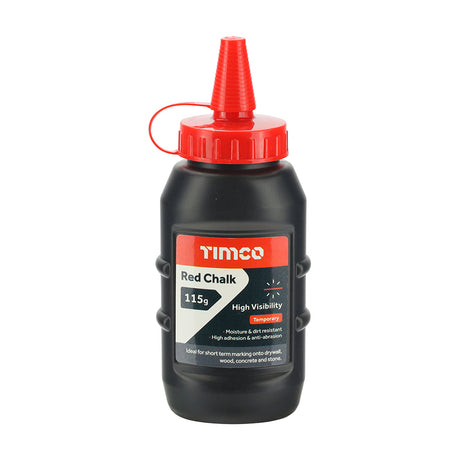 This is an image showing TIMCO Chalk Line Set - 30 x 115g - 1 Each Blister Pack available from T.H Wiggans Ironmongery in Kendal, quick delivery at discounted prices.