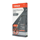 This is an image showing TIMCO Measuring Wheel - Digital - Up to 100,000m - 1 Each Box available from T.H Wiggans Ironmongery in Kendal, quick delivery at discounted prices.