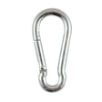 This is an image showing TIMCO Carbine Hooks - Zinc - 8mm - 10 Pieces Plain Bag available from T.H Wiggans Ironmongery in Kendal, quick delivery at discounted prices.