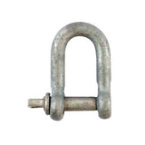 This is an image showing TIMCO Dee Shackles - Hot Dipped Galvanised - 8mm - 5 Pieces TIMpac available from T.H Wiggans Ironmongery in Kendal, quick delivery at discounted prices.