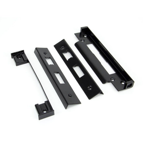 This is an image showing From The Anvil - Black ?" Euro Sash Lock Rebate Kit available from T.H Wiggans Architectural Ironmongery in Kendal, quick delivery and discounted prices