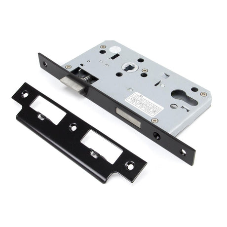 This is an image showing From The Anvil - Black 60mm Backset 72mm Centre - Euro Sashlock available from T.H Wiggans Architectural Ironmongery in Kendal, quick delivery and discounted prices