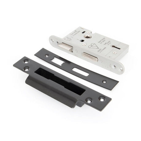 This is an image showing From The Anvil - Black 2?" 5 Lever Heavy Duty Sash Lock KA available from T.H Wiggans Architectural Ironmongery in Kendal, quick delivery and discounted prices