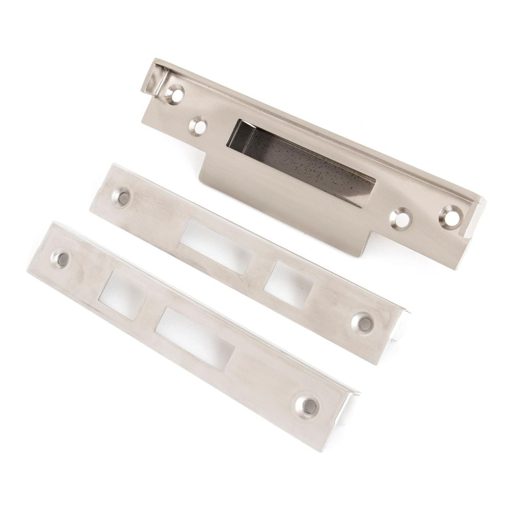 This is an image showing From The Anvil - SS ?" Rebate Kit for Sash Lock available from T.H Wiggans Architectural Ironmongery in Kendal, quick delivery and discounted prices