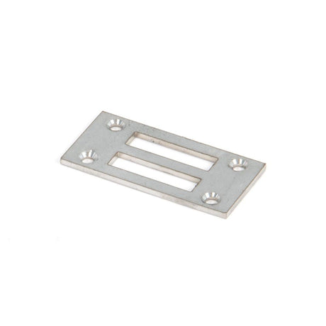 This is an image showing From The Anvil - SS Ventable Keep Plate available from T.H Wiggans Architectural Ironmongery in Kendal, quick delivery and discounted prices