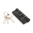 This is an image showing From The Anvil - Black 40/40 6pin Euro Cylinder available from T.H Wiggans Architectural Ironmongery in Kendal, quick delivery and discounted prices