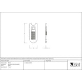 This is an image showing From The Anvil - Narrow Spring Unit Cassette available from trade door handles, quick delivery and discounted prices