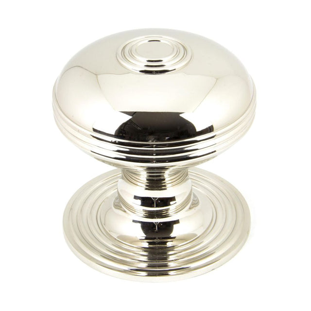 This is an image of From The Anvil - Polished Nickel Prestbury Centre Door Knob available to order from T.H Wiggans Architectural Ironmongery in Kendal, quick delivery and discounted prices.