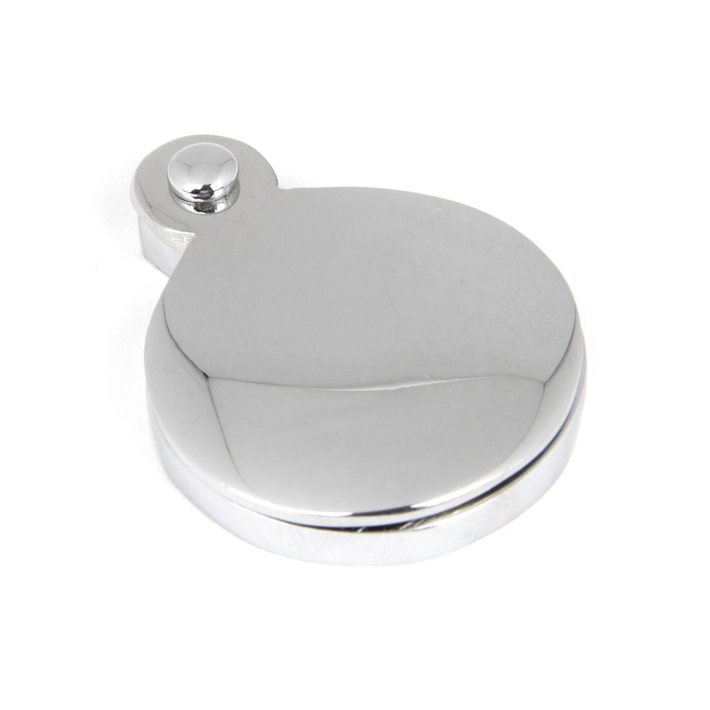 This is an image showing From The Anvil - Polished Chrome 30mm Round Escutcheon available from trade door handles, quick delivery and discounted prices