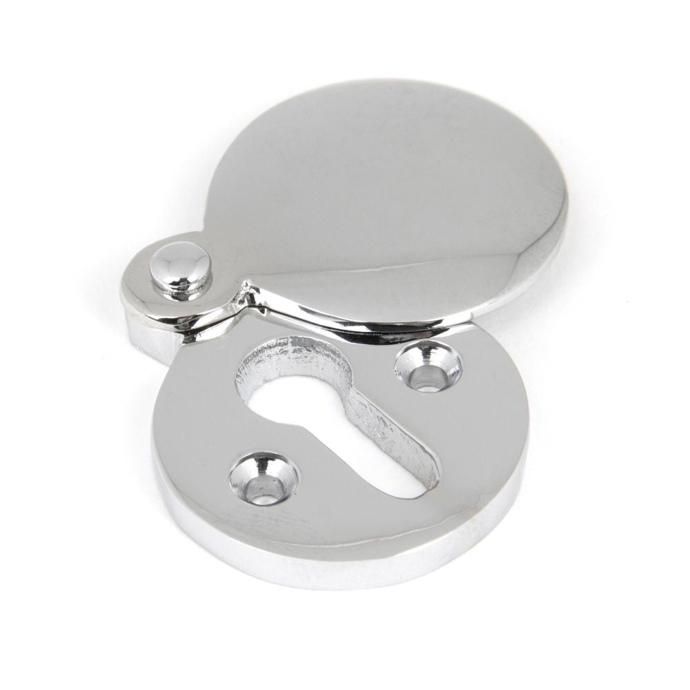 This is an image of From The Anvil - Polished Chrome 30mm Round Escutcheon available to order from T.H Wiggans Architectural Ironmongery in Kendal, quick delivery and discounted prices.