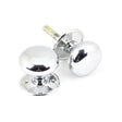 This is an image of From The Anvil - Polished Chrome Mushroom Mortice/Rim Knob Set available to order from T.H Wiggans Architectural Ironmongery in Kendal, quick delivery and discounted prices.