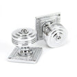 This is an image of From The Anvil - Polished Chrome Tewkesbury Square Mortice Knob Set available to order from T.H Wiggans Architectural Ironmongery in Kendal, quick delivery and discounted prices.