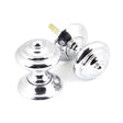 This is an image of From The Anvil - Polished Chrome Elmore Concealed Mortice Knob Set available to order from T.H Wiggans Architectural Ironmongery in Kendal, quick delivery and discounted prices.