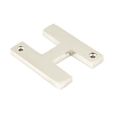 This is an image of From The Anvil - Polished Nickel Letter H available to order from T.H Wiggans Architectural Ironmongery in Kendal, quick delivery and discounted prices.
