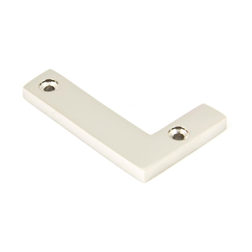 This is an image of From The Anvil - Polished Nickel Letter L available to order from T.H Wiggans Architectural Ironmongery in Kendal, quick delivery and discounted prices.