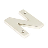 This is an image of From The Anvil - Polished Nickel Letter N available to order from T.H Wiggans Architectural Ironmongery in Kendal, quick delivery and discounted prices.