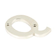 This is an image of From The Anvil - Polished Nickel Letter Q available to order from T.H Wiggans Architectural Ironmongery in Kendal, quick delivery and discounted prices.