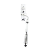 This is an image showing From The Anvil - Polished Chrome Reeded Espag - RH available from T.H Wiggans Architectural Ironmongery in Kendal, quick delivery and discounted prices