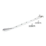 This is an image showing From The Anvil - Polished Chrome 12" Reeded Stay available from T.H Wiggans Architectural Ironmongery in Kendal, quick delivery and discounted prices