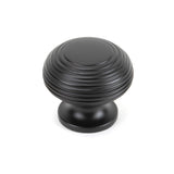 This is an image showing From The Anvil - Aged Bronze Beehive Cabinet Knob 40mm available from T.H Wiggans Architectural Ironmongery in Kendal, quick delivery and discounted prices