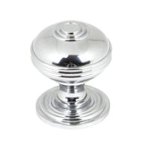 This is an image showing From The Anvil - Polished Chrome Prestbury Cabinet Knob 38mm available from T.H Wiggans Architectural Ironmongery in Kendal, quick delivery and discounted prices