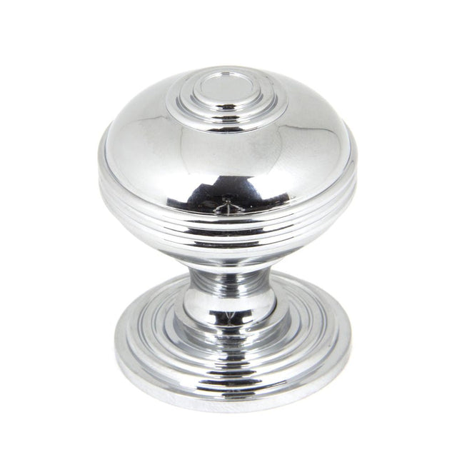 This is an image showing From The Anvil - Polished Chrome Prestbury Cabinet Knob 38mm available from T.H Wiggans Architectural Ironmongery in Kendal, quick delivery and discounted prices