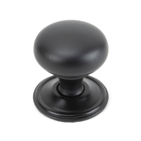 This is an image showing From The Anvil - Aged Bronze Mushroom Cabinet Knob 38mm available from T.H Wiggans Architectural Ironmongery in Kendal, quick delivery and discounted prices