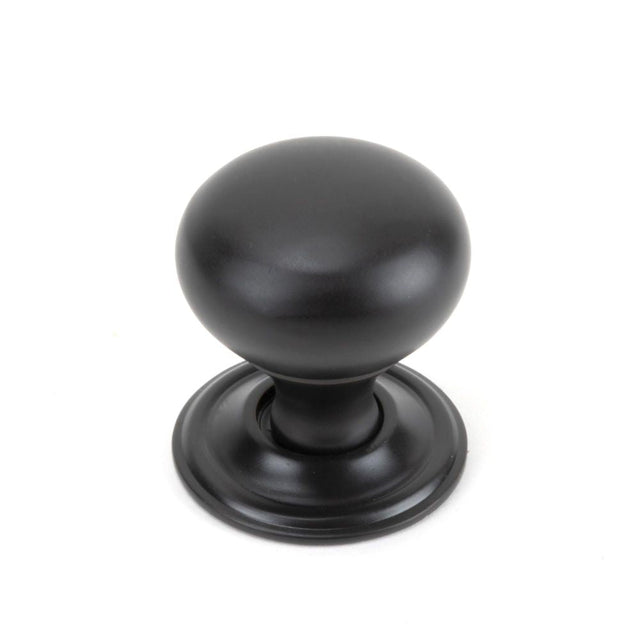 This is an image showing From The Anvil - Aged Bronze Mushroom Cabinet Knob 32mm available from T.H Wiggans Architectural Ironmongery in Kendal, quick delivery and discounted prices