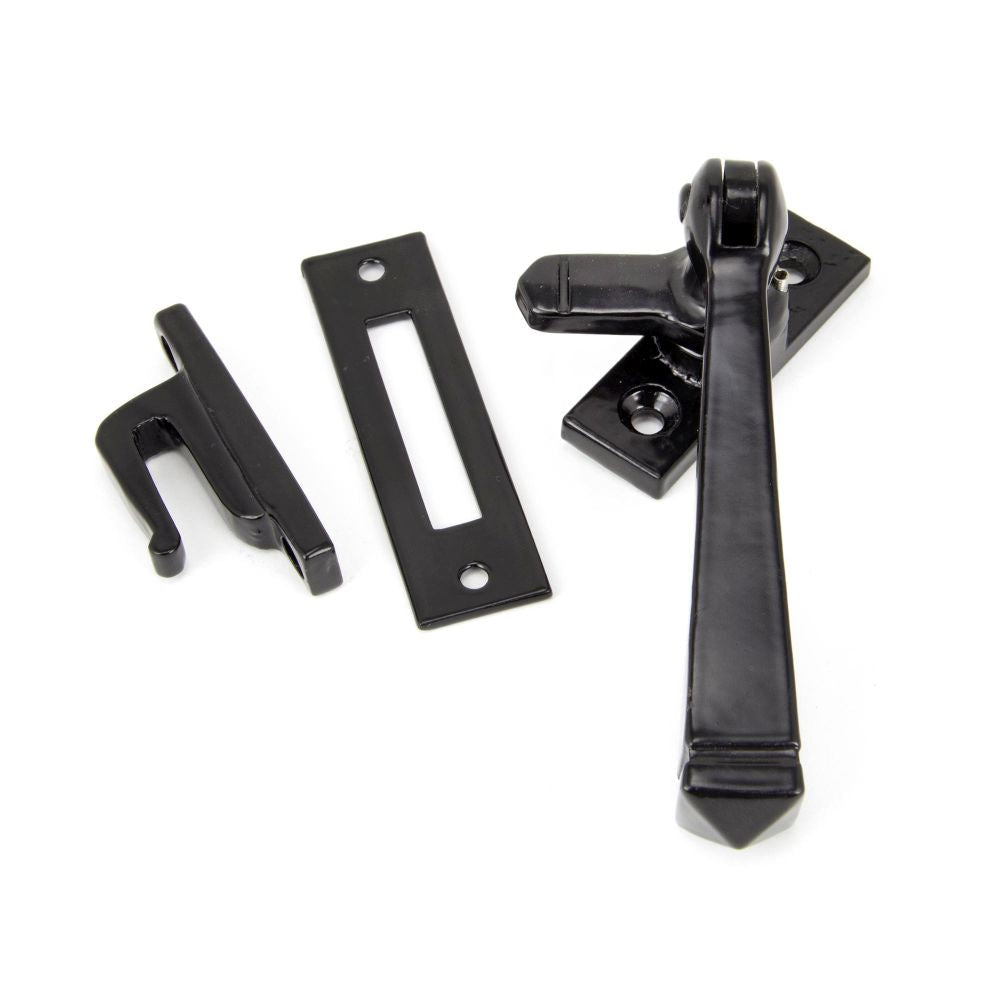 This is an image showing From The Anvil - Black Locking Avon Fastener available from T.H Wiggans Architectural Ironmongery in Kendal, quick delivery and discounted prices