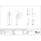 This is an image showing From The Anvil - Beeswax Night-Vent Locking Avon Fastener available from T.H Wiggans Architectural Ironmongery in Kendal, quick delivery and discounted prices