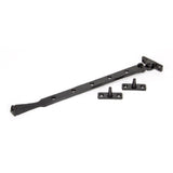 This is an image showing From The Anvil - Black 12" Avon Stay available from T.H Wiggans Architectural Ironmongery in Kendal, quick delivery and discounted prices