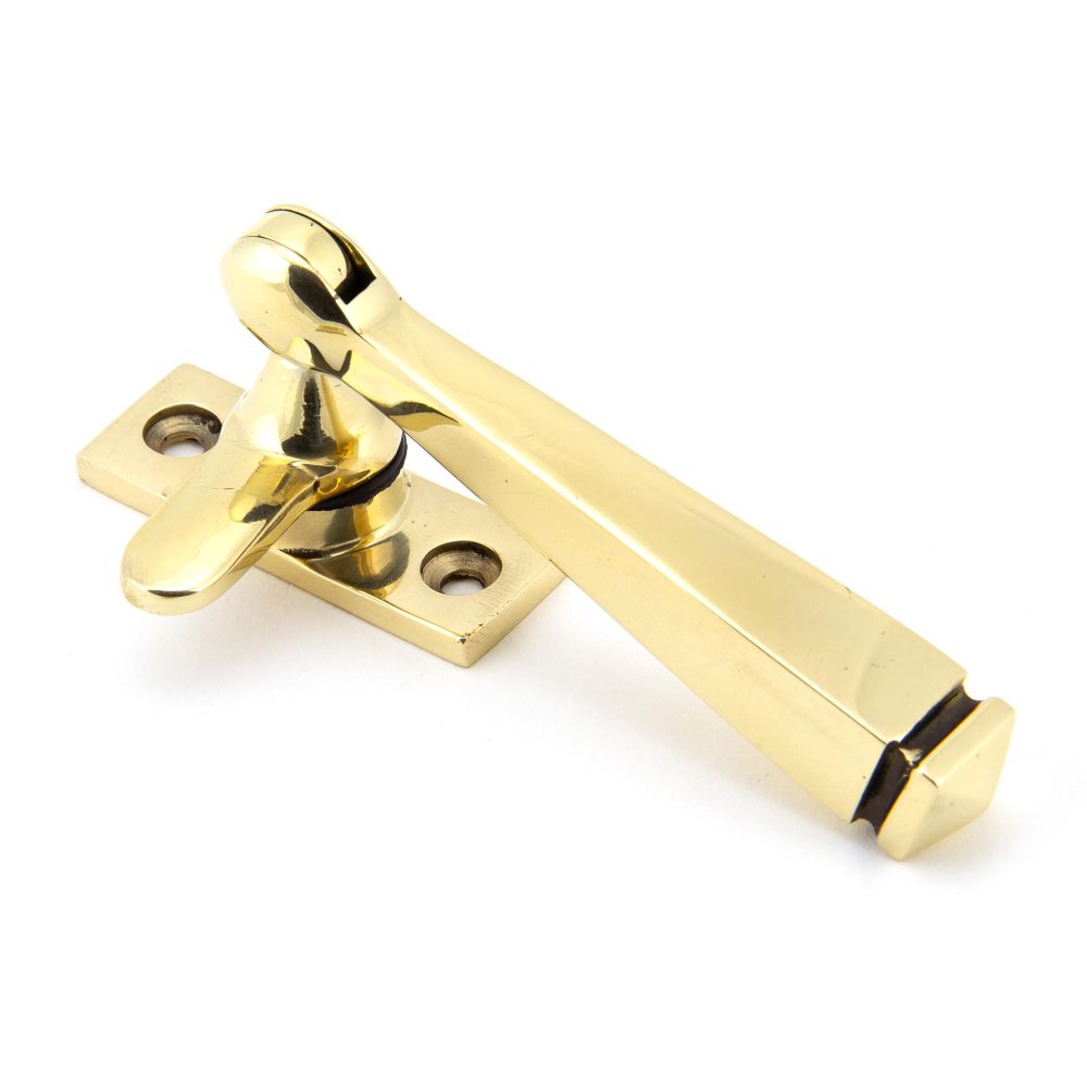 This is an image showing From The Anvil - Aged Brass Locking Avon Fastener available from T.H Wiggans Architectural Ironmongery in Kendal, quick delivery and discounted prices