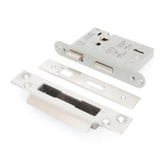 This is an image showing From The Anvil - SSS 3" 5 Lever Heavy Duty BS Sash Lock available from T.H Wiggans Architectural Ironmongery in Kendal, quick delivery and discounted prices