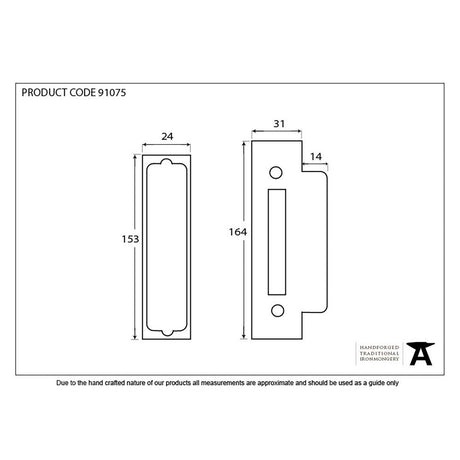This is an image showing From The Anvil - SSS ?" Rebate Kit For 91074 available from T.H Wiggans Architectural Ironmongery in Kendal, quick delivery and discounted prices