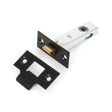 This is an image showing From The Anvil - Black 3" Tubular Mortice Latch available from T.H Wiggans Architectural Ironmongery in Kendal, quick delivery and discounted prices
