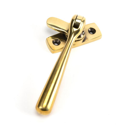 This is an image showing From The Anvil - Aged Brass Locking Newbury Fastener available from T.H Wiggans Architectural Ironmongery in Kendal, quick delivery and discounted prices