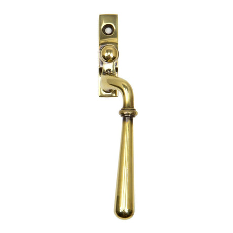 This is an image showing From The Anvil - Aged Brass Newbury Espag - RH available from T.H Wiggans Architectural Ironmongery in Kendal, quick delivery and discounted prices