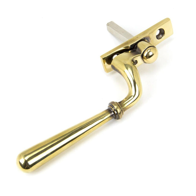 This is an image showing From The Anvil - Aged Brass Newbury Espag - RH available from T.H Wiggans Architectural Ironmongery in Kendal, quick delivery and discounted prices